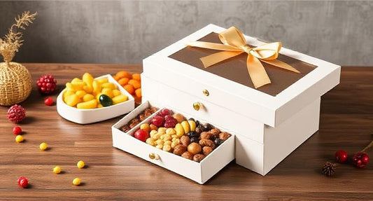Serve in Style: The Elegant Ivory White Dry Fruit Tray That Redefines Festive Hosting