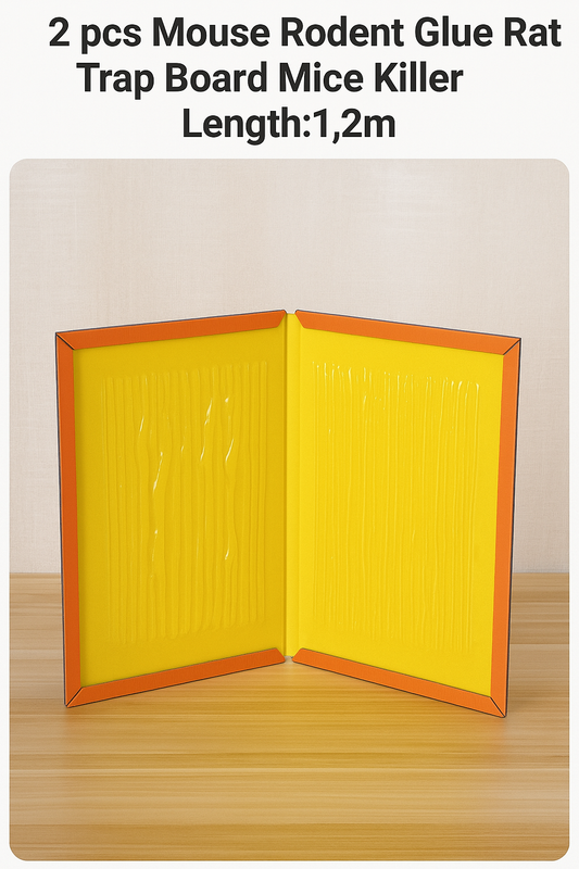 Powerful Pest Control Made Easy: 2 pcs 1.2m Glue Rat Trap Boards That Actually Work