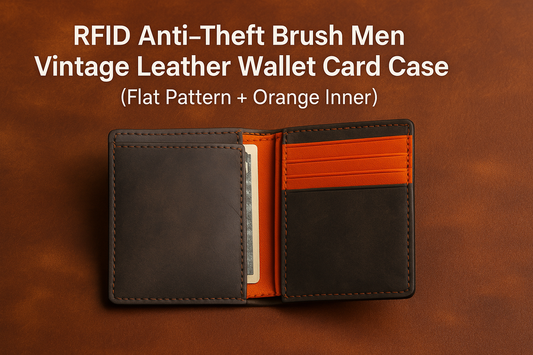 Secure Style: A Deep Dive into the RFID Anti-Theft Vintage Leather Wallet for Men