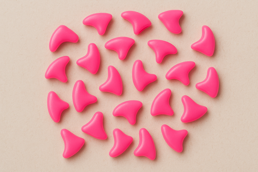 20 PCS Large Size Cat Nail Caps – Rose Red Silicone Soft Paw and Claw Covers, Safe Nail Protector Set for Cats to Prevent Scratching People and Furniture
