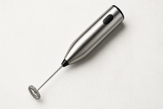 Mini Electric Milk Frother: The Stainless Steel Handheld Coffee Foam Maker and Egg Beater Every Kitchen Needs