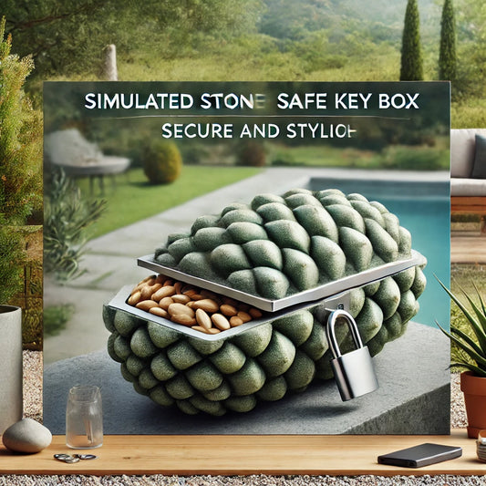 Hidden in Plain Sight: The Clever Design and Practicality of the Simulated Stone Pine Nut Safe Key Box