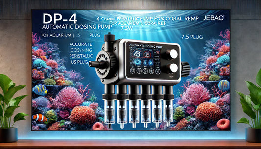Jebao DP-4 Automatic Dosing Pump | 4-Channel Peristaltic Pump for Aquarium & Coral Reef