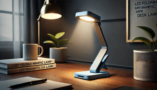 The Ultimate LED Foldable Mini Magnetic Desk Lamp with Clip (LD01 Blue): A Compact, Portable, and Versatile Lighting Solution for Every Need