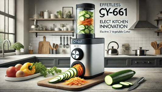 Revolutionize Your Meal Prep: Effortless Kitchen Innovation with the CY-661 3-in-1 Electric Vegetable Cutter