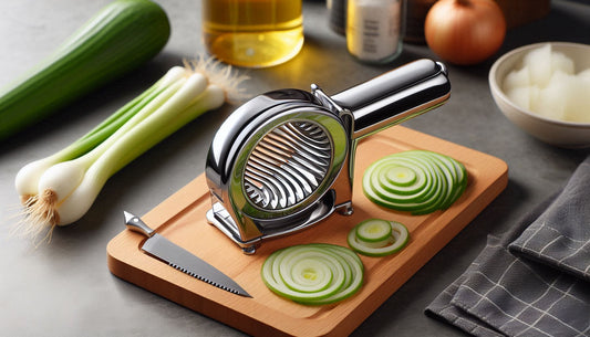 Revolutionize Your Kitchen Prep: The Stainless Steel Circle Shape Green Onion Slicer You Didn’t Know You Needed