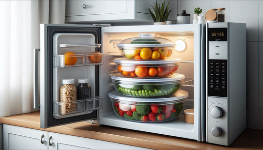 Seal in Freshness: The Smart Kitchen Lid That Stores, Stacks, and Heats with Ease