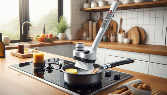 Say Goodbye to Scrubbing Struggles: The Ultimate Kitchen Long Handle Liquid-Filling Brush You Need Now!