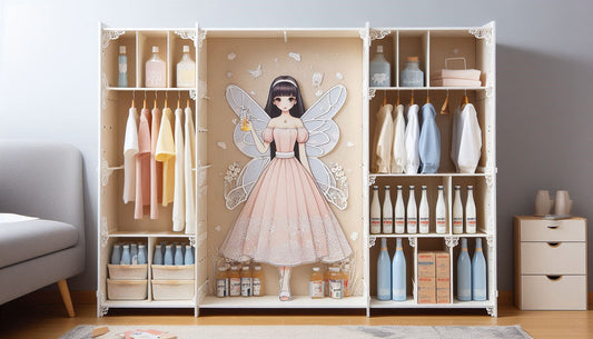 Bottle-Inspired Brilliance: Stylish DIY Fabric Wardrobe for Modern Storage Needs