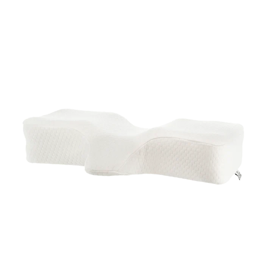 The properly generated therapeutic orthopedic sleeping pillow gives a new definition of comfort and equitable spinal alignment.