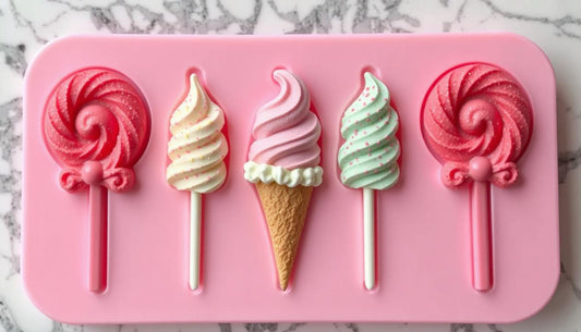 Create Adorable Sweets with the G114 Candy Lollipop Ice Cream Shape Silicone Mold