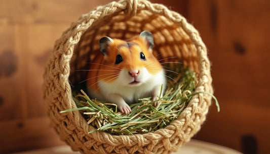Small Pet Hamster Hanging Hay Storage Bag (Large): A Hygienic, Spacious, and Enrichment-Friendly Feeding Solution