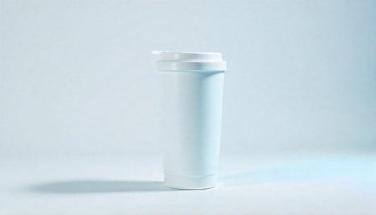 Compact Elegance on the Go: The 350ml 304 Stainless Steel Handy Cup with Lid and Vacuum Insulation (White)