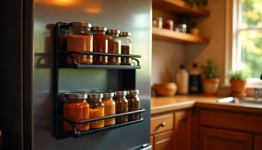 Space-Saving Elegance: The Ultimate Magnetic Refrigerator Rack for a Clutter-Free Kitchen