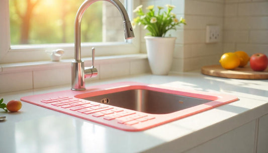 Splash-Free Sinks Made Simple: The Pink Sucker-Type Kitchen Splash Guard You’ll Love