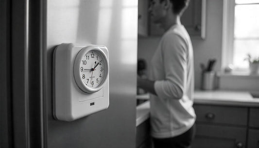 Master Your Minutes: The Elegant Power of the Ivory White Kitchen Mechanical Timer
