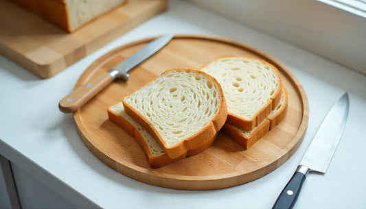 Slice with Precision and Style: The 31.7x23.7x19cm Bamboo Multi-Function Bread Cutting Plate for Home and Commercial Use