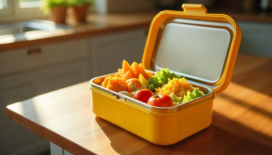 Bright, Balanced, and Built to Last: The Ultimate 3-Grid Stainless Steel Lunch Box for Kids