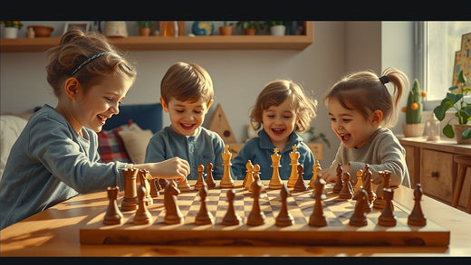9-in-1 Premium Wooden Educational Toy Set: Multi-functional Chessboard for Parent-Child Interaction and Skill Development