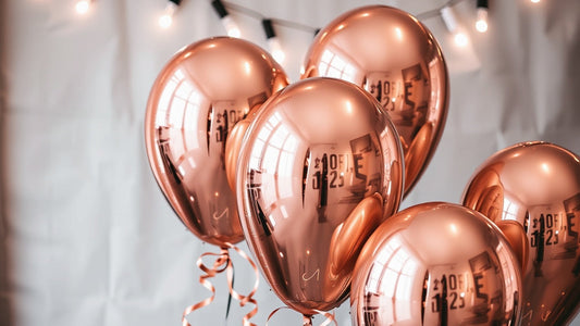 Elevate Your New Year\u2019s Eve: Stunning 2025 Rose Gold Foil Balloons for a Festive Celebration