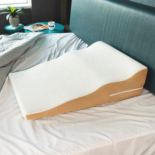 Wavy Contoured Bed Wedge Acid Reflux Pillow: A Smarter Way for Better Sleep