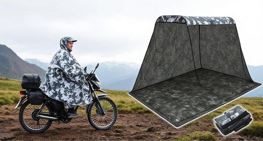 Conquer the Outdoors: The Ultimate 3-in-1 Rain Poncho That Doubles as a Backpack Cover and Camping Shelter