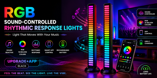 Turn Music into Light: Smart RGB Sound-Controlled LED Pickup Lights