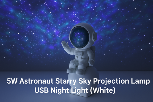 Transform Your Room into the Cosmic Wonderland with the 5W Astronaut Starry Sky Projection Lamp USB Night Light