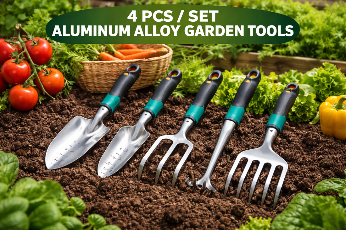 The Ultimate Four Piece Aluminum Alloy Garden Set for Every Planting Enthusiast Who Wants to Create A Successful Home Vegetable Garden