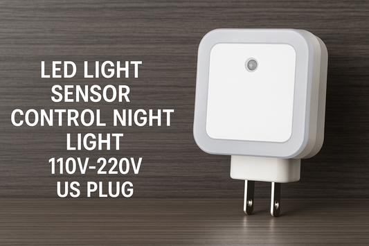 Smart Illumination for Modern Homes: Leader in LED Light Sensor Control Night Light-110V-220V, US Plug-Energy-Saving, Automatic, Ideal for Every Room
