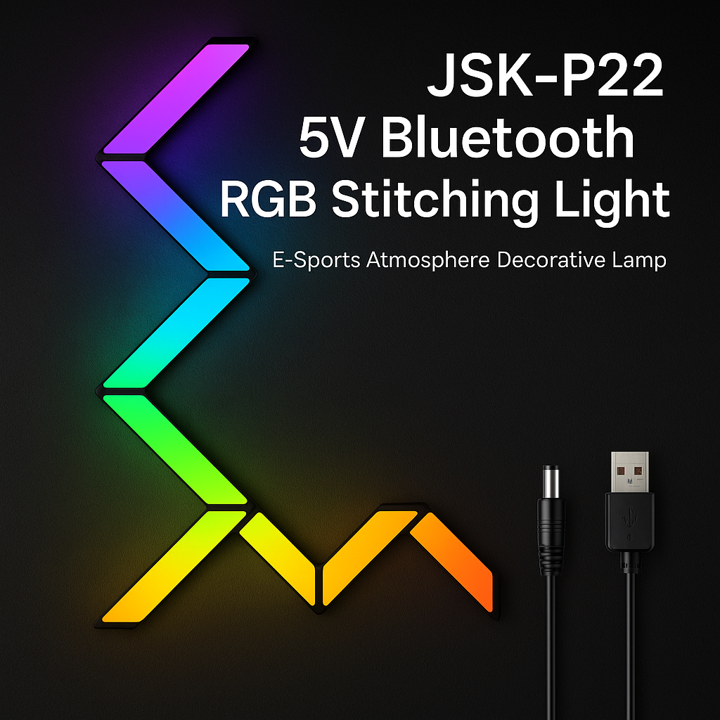 JSK-P22 RGB Bluetooth Stitching Light Review: The Ultimate E-Sports Decorative Lamp