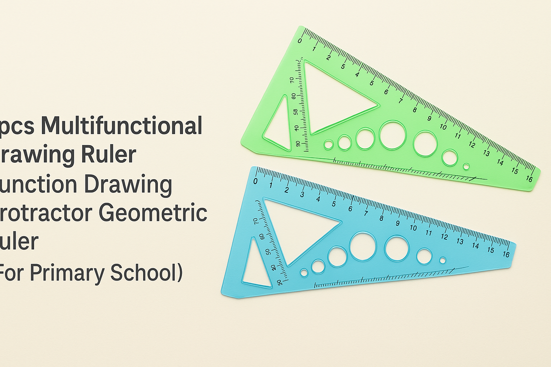 Unlocking Creativity and Precision: The Ultimate Guide to the 2pcs Multifunctional Drawing Ruler for Primary School Students