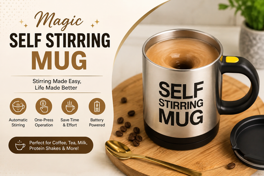 Magic Self Stirring Mug: a smarter way to enjoy effortless mixing convenient drinks