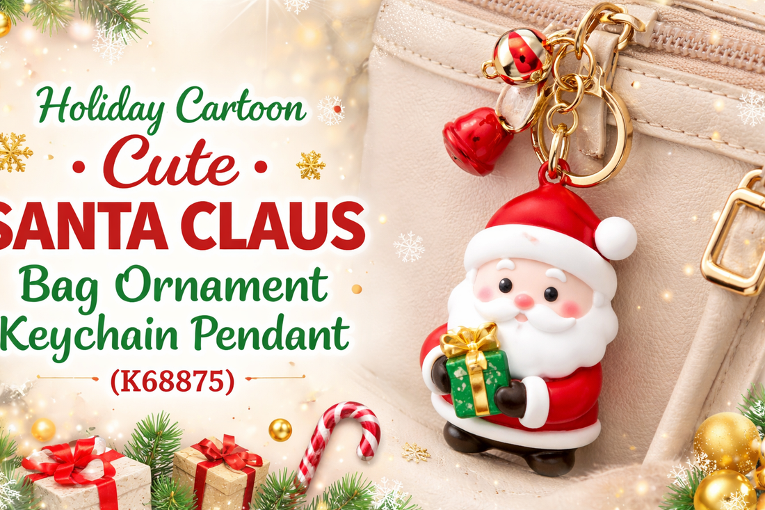 Carry Christmas Cheer Everywhere with a Cute Santa Claus Keychain Pendant