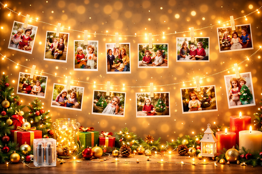 A Creative Glow: Decorating with 5m Photo Clip LED Fairy String Lights