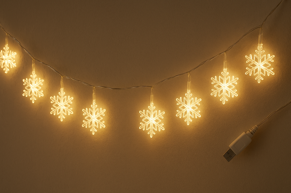 Illuminate the Season: A Deep Look into the 3M 20 LEDs Warm White Snowflake Garland Light