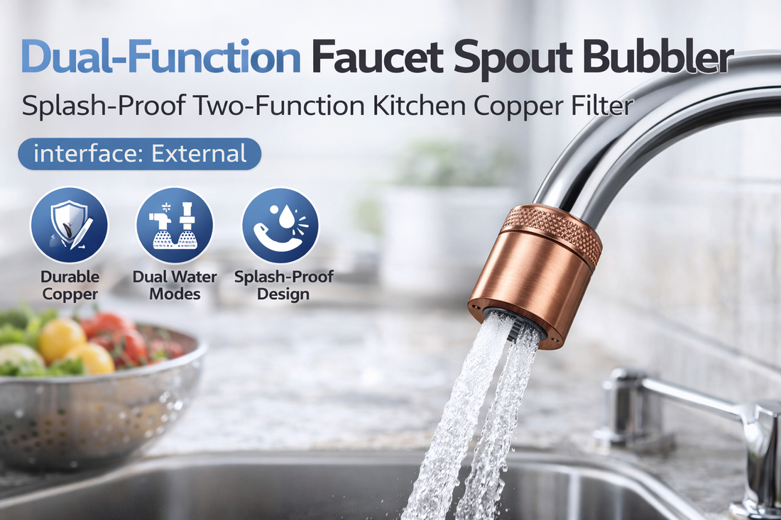 Two Water Modes, Zero Mess: The Ultimate Kitchen Faucet Copper Filter