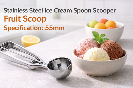 Serve with Precision: Why the 55mm Stainless Steel Ice Cream and Fruit Scoop Is a Kitchen Must-Have