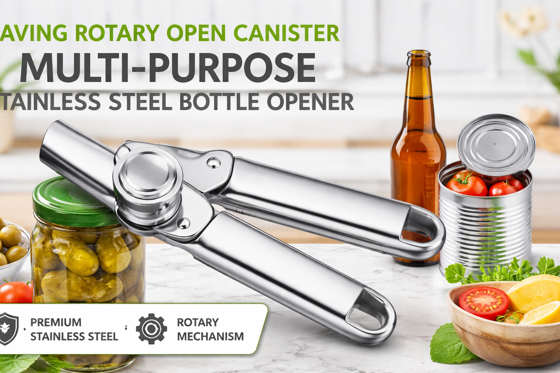 Effortless Kitchen Convenience: Saving Rotary Multi-Purpose Stainless Steel Bottle Opener Review