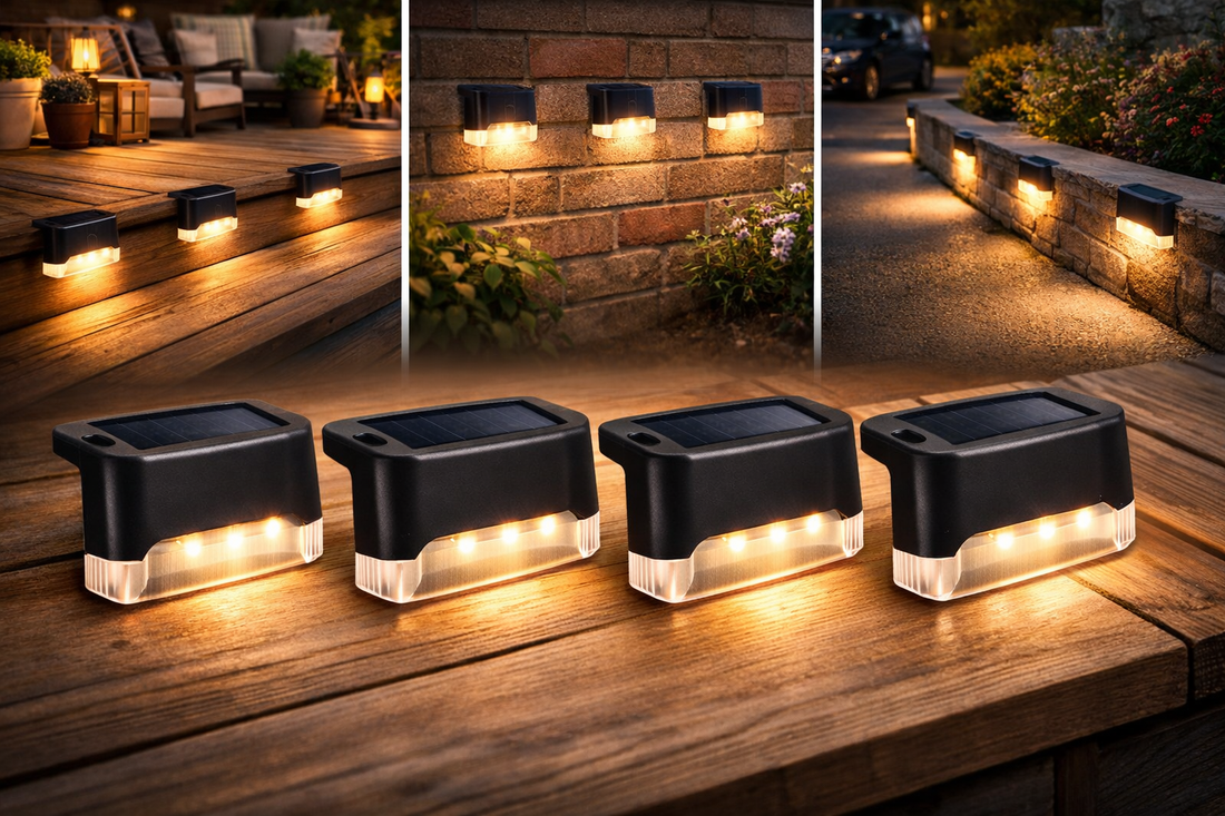 The Essential Guide to Enhancing Your Property with the Versatile 4pcs LED Solar Deck Light Waterproof System for Garden