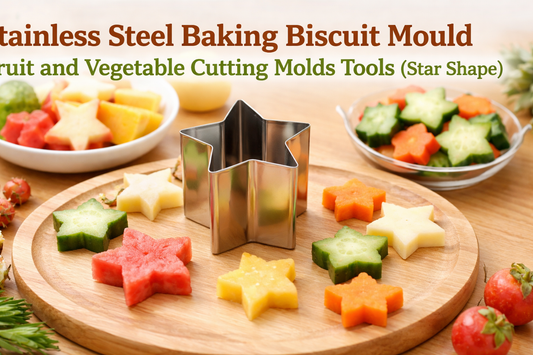 Stainless Steel Star Shape Baking Biscuit Mould for Creative Fruit and Vegetable Cutting