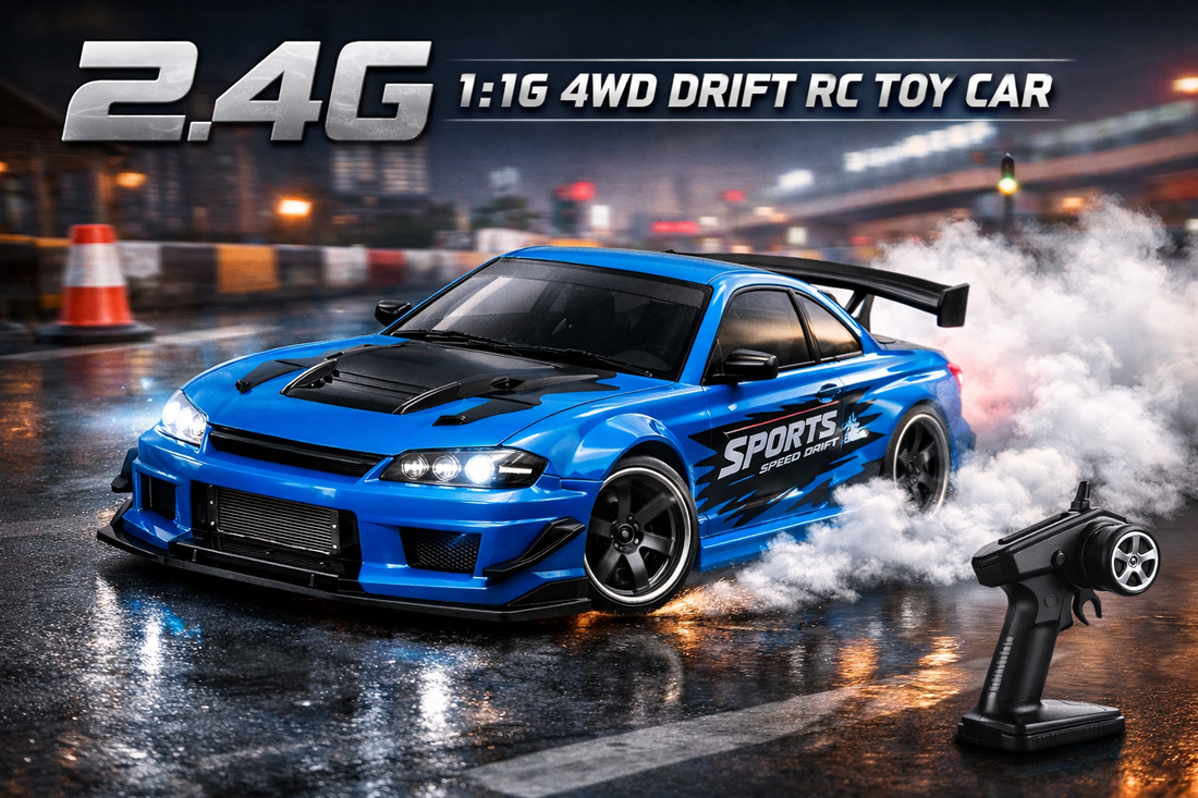 The JJR/C Q131 Drift RC Car provides an adventure of a lifetime with its speed, precision, design, technology, performance, and pure racing excitement.