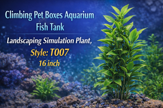 Enhance Your Fish Tank Design with the Climbing Pet Boxes Simulation Plant Style T007 (16 Inch)
