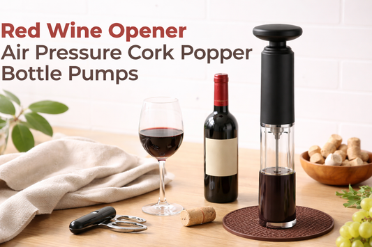 Red Wine Opener Air Pressure Cork Popper Bottle Pump – The Effortless Way to Open Wine Bottles