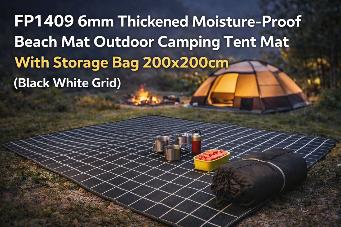 FP1409 6mm Thickened Moisture-Proof Beach Mat – The Ultimate Outdoor Camping and Picnic Ground Solution