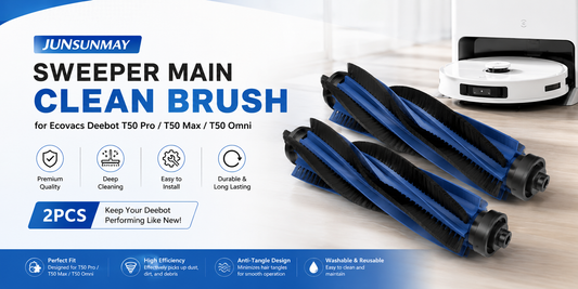 Upgrade your cleaning performance, pretty easily, with 2pcs JUNSUNMAY Sweeper Main Clean Brush