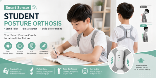 Smart Sensor Student Standing Sitting Posture Orthosis Daily posture correction