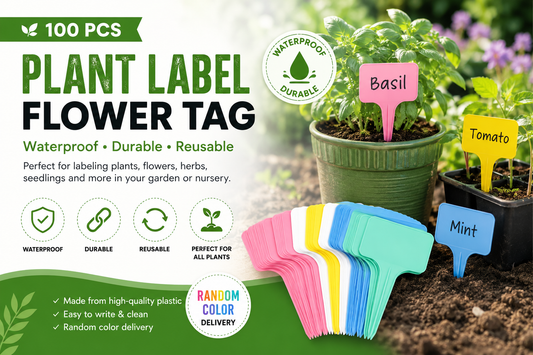 Keep Your Garden Organized with 100 Reusable Waterproof Plant Labels