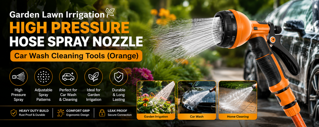 Master Your Outdoor Cleaning Things With The Versatile Garden Lawn Irrigation High Pressure Hose Spray Nozzle
