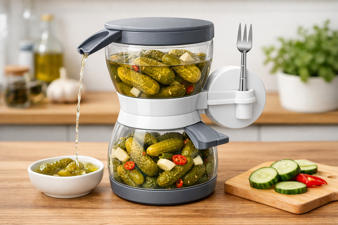 The Ultimate Guide to Enhancing Your Kitchen Storage With the Innovative Round Extension Hourglass Pickle Jar